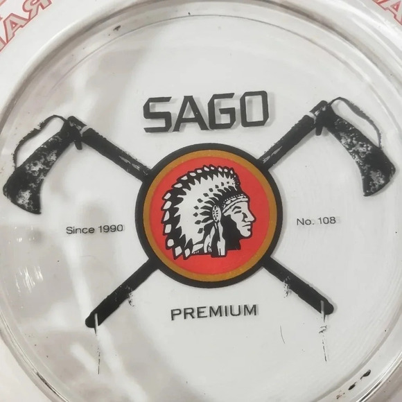 Sago Premium Since 1990 No.8  Glass Ashtray. - Picture 4 of 5
